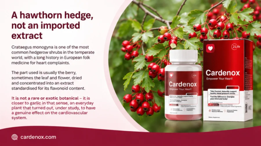 Hawthorn berries, the main active of {{OFFER_NAME}}