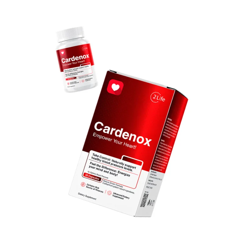 Cardenox bottle and carton together, one course pack